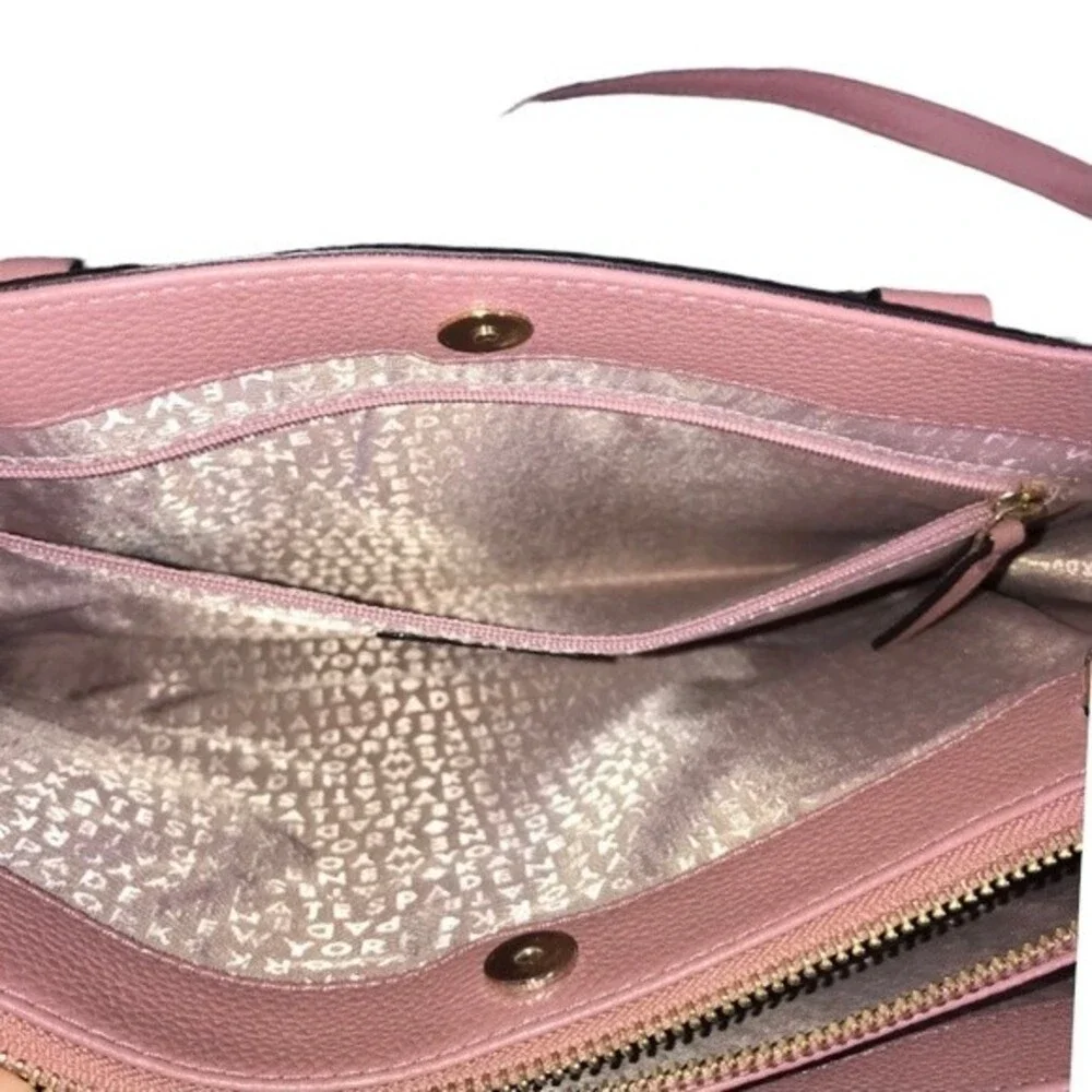 Kate Spade Mulberry Street Lise Satchel Rose Leather Convertible Crossbody Bag